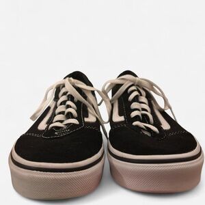 Vans Black and White Kids Sneakers